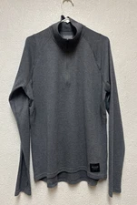 Beyond Clothing Men’s Gray Al Aether Pullover Quarter Zip 1/4 Sz XL