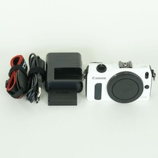 Canon EOS M White Body APS-C 18MP Mirrorless Camera EF-M Mount