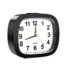 Acctim Hilda Analogue Alarm Clock Non Ticking Sweep Crescendo Alarm BacklightAcc