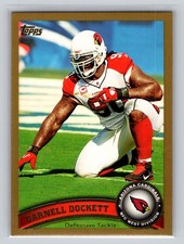 2011 Topps #416 Darnell Dockett Gold #/2011