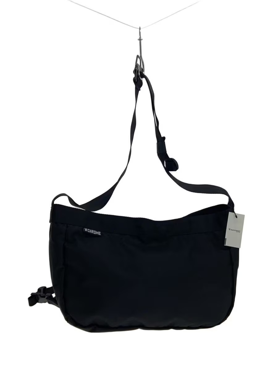 CHROME Shoulder Bag Polyester Black Solid Color - image 1