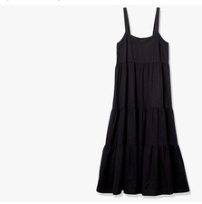 The Drop Women's Brit Dress Size 4x Color Off Black