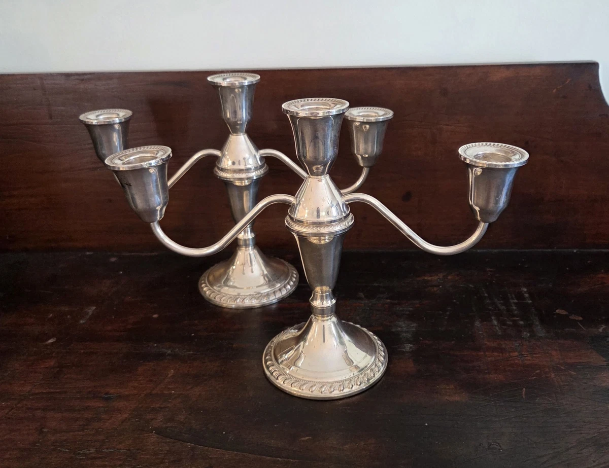 Duchin Sterling Candle Holders for sale | eBay
