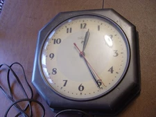 Vintage 1930's Telechron IF 308 Clock. Works. FREE SHIPPING!