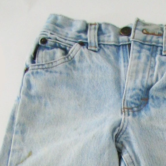 Polo Ralph Lauren Talla 4 Azul Bebé Envejecido Jeans Corte Clásico Espalda Elástica Foto 2 de 4