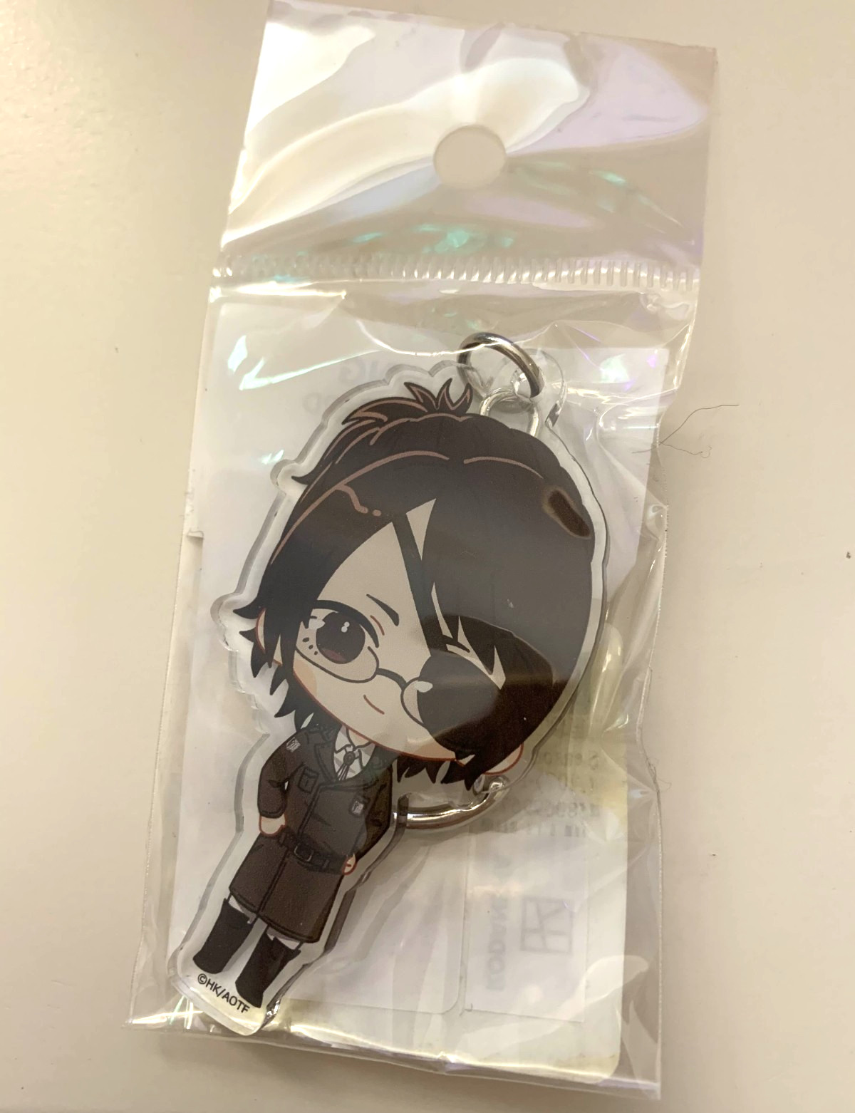 Attack on Titan Hange Zoe Final Season New Unopened Acrylic Keychain Anime Merch