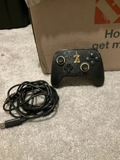 Nintendo Switch Controller Legend Of Zelda Black Z  Wireless Power w/ charger