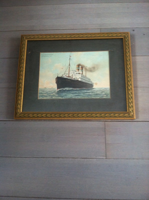 Framed Print SS Rotterdam (Holland-America Line)