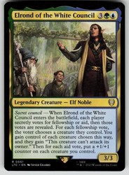 Elrond of the White Council 51 Commander: The Lord of the Rings: Tales of Middle-earth Rare