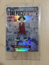 One Piece trading card. Monkey.D.Luffy