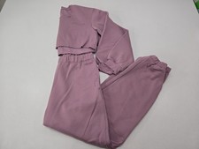 For Love & Lemons For Love & Leisure Purple Sweat Pant Set Size L Womens