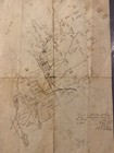 Hand-Drawn Land Survey Map Draft Buckingham Wayne County Pa Henry Drinker 1700’s — photo 2