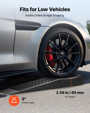 VEVOR Car Ramps, 2-Pack 10-Ton Capacity, Low Profile 2.56" Lift for Oil Changes
