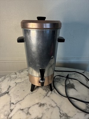 Vintage Tricolator Tricomatic Party Perk Coffee Urn Rose Gold Copper