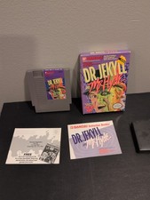 Dr. Jekyll and Mr. Hyde NES CIB Complete in Box Nintendo Bandai w/ Manual Insert