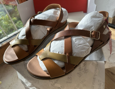 PIKOLINOS ALGAR Damen Leder Riemchensandalen flach EU 42