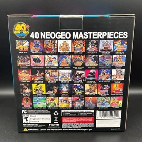 NEOGEO Mini International Edition Retro Arcade Console 40 Classic Games New