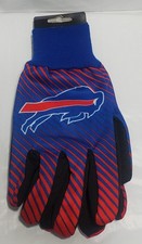 Buffalo Bills Striped with Black Palm Sport Utility Gloves - NFL