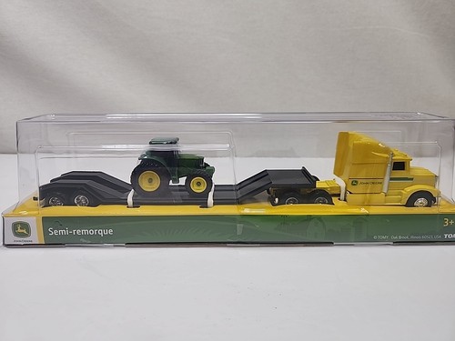 John Deere 1:64 Yellow Hauler Semi Set with Semi Truck, Trailer & Farm Tractor - Picture 6 of 6