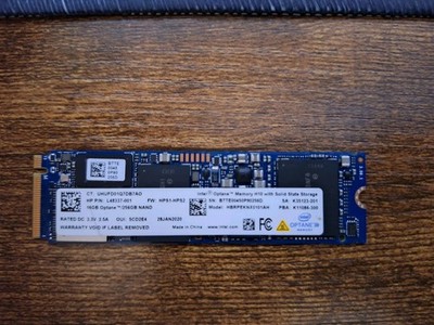 Intel 16GB Optane Memory H10 SSD 256GB NAND PCIe NVMe HBRPEKNX0101AH