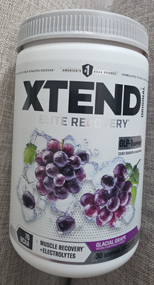 XTEND Original Elite Muscle Recovery/7g BCAA/ Glacial Grape flavor/ 11/2027