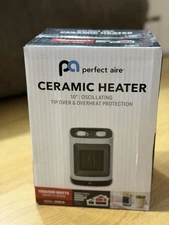 Brand New Perfect Aire 1PHC10 Ceramic Heater With Adjustable Thermostat