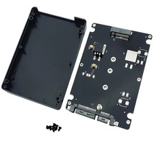 2.5" SATA to M.2 NGFF SSD Enclosure Converter Internal External Adapter