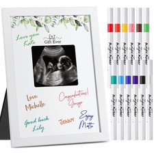 Ultrasound Picture Frame Baby Shower Sonogram Picture Frame Baby Shower Sign ...