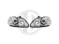 Designsatz Scheinwerfer Angel Eyes Klarglas/Chrom FüR Honda Civic 1996-1999