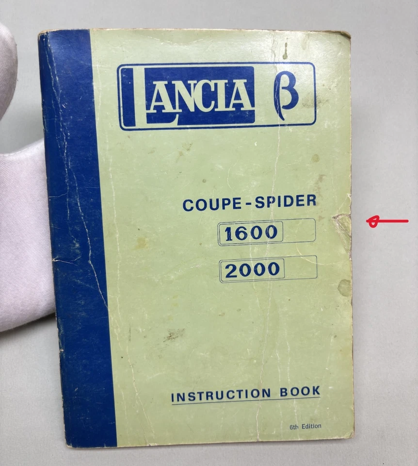 LANCIA BETA COUPE SPIDER 1600 2000 LIBRETTO USO MANUTENZIONE LINGUA INGLESE 1976 - Immagine 3 di 4