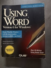 VTG Using Word F/Windows by Ron Person: Used Condition