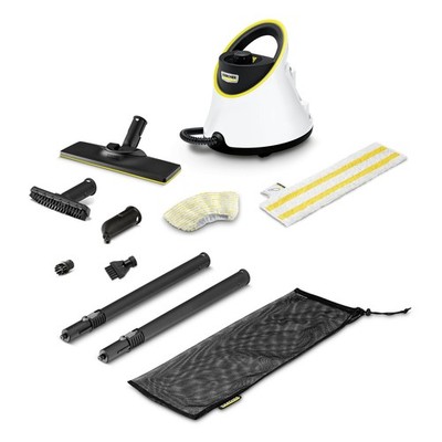 Kärcher Dampfreiniger SC 2 Deluxe, 1500W, 3,2 Bar, 1 l, Zubehörbeutel, Hartböden