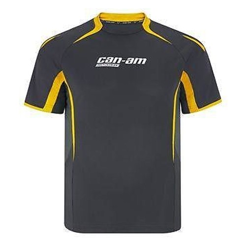Can-Am New OEM Mens Caliber Technical T-Shirt Small Grey 4533490407