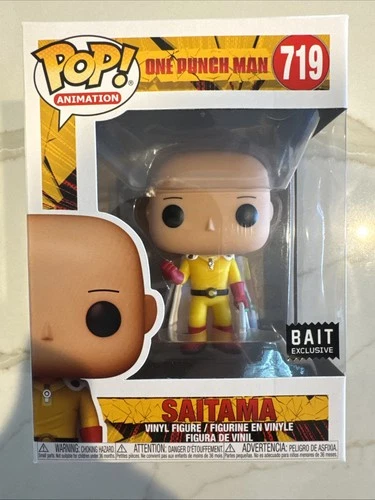 Funko POP! Animation One Punch Man Saitama #719 BAIT Exclusive w/protector