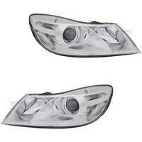 Scheinwerfer Set Links & Rechts H1/H7 FüR Skoda Octavia Ii Combi 1Z5 1Z3 Octavai