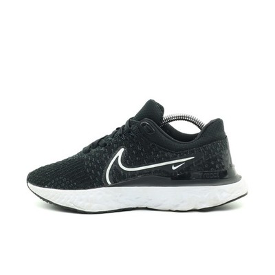 Nike Damen React Infinity Run Flyknit Sneaker Schwarz Low-Top Laufschuh EU 36.5