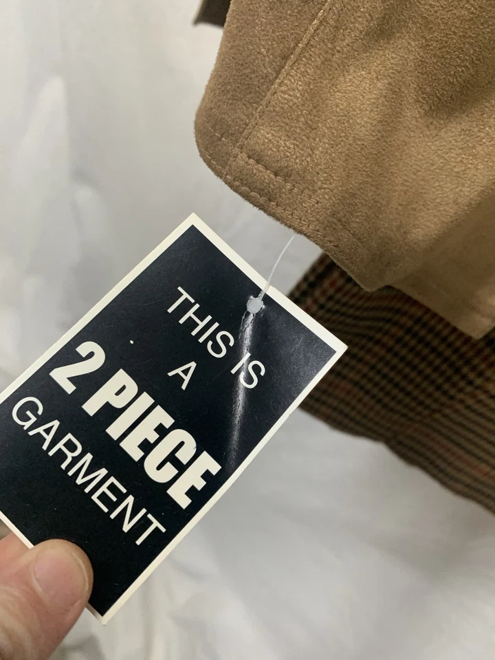 Pantalón Traje Top Vintage DAVID WARREN N.Y. 2 Piezas Talla 8 Pantalones Talla 10 NUEVO CON ETIQUETAS Foto 4 de 4