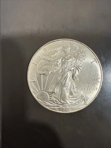 2015 Silver American Eagle $1 Uncirculated from US Mint Roll .999 pure silver