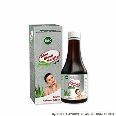 IMC  ALOE BLOOD PURIFIER TABLETS (200ML X 2)/100% AYURVEDIC/PURE AND HERBAL