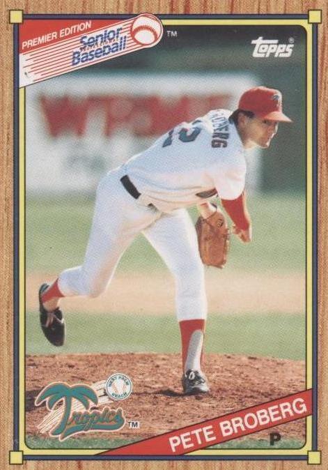 1989-90 Topps Senior Professional Baseball Association - Pete Broberg #87 - 1 of 1