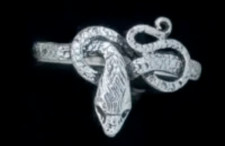 Sterling Silver Coiled Snake Ring