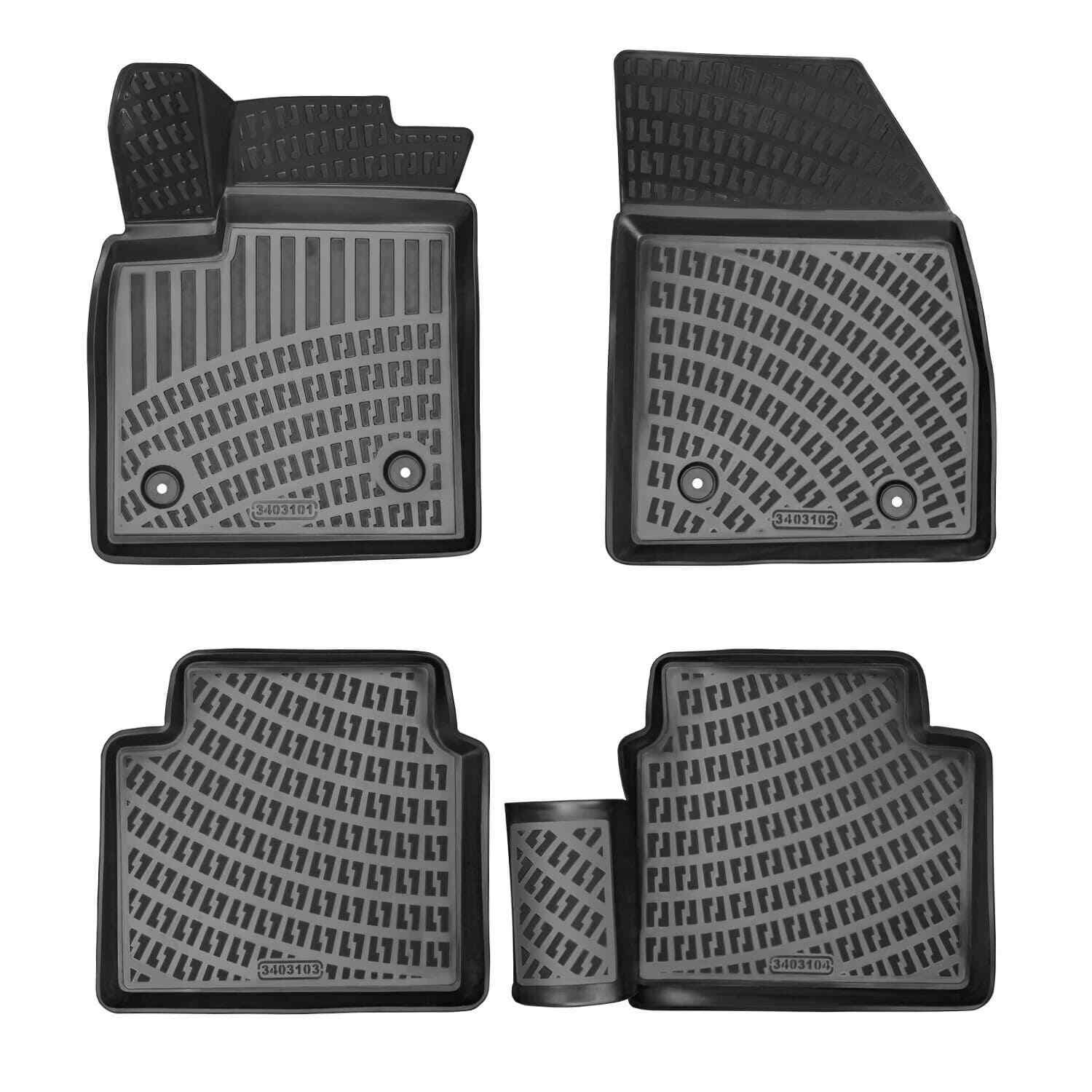 Tapis de voiture 4D pour Ford Focus 4 C519 idéal pour les trajets en famille