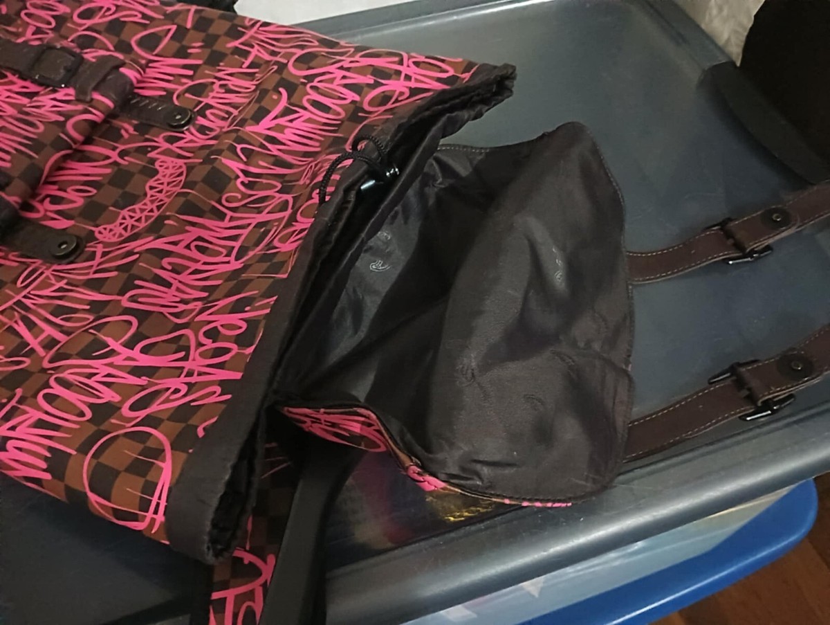 sprayground litimed edition jetgraphix hillbag leather 