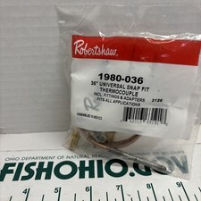 ROBERTSHAW 1980-036 UNIVERSAL SNAP FIT THERMOCOUPLE 36"