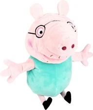 New PEPPA PIG Daddy Pig HAND PUPPET Play & Say Interactive Talking Plush NIB !