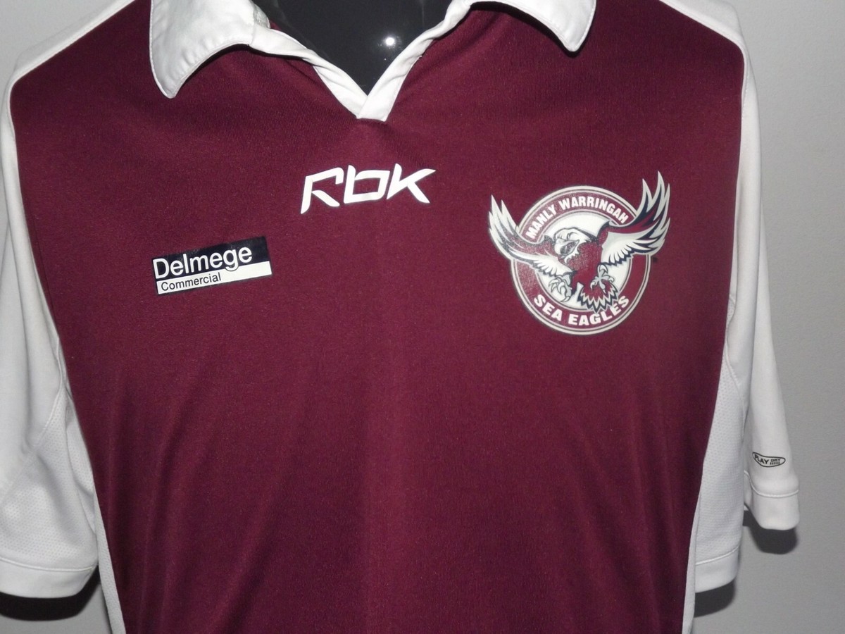 2004 Manly-Warringah Sea Eagles NRL Rugby (M) Shirt Jersey Trikot Maglia  Maillot