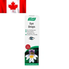 A.Vogel Dry Eye Drops - Long-Lasting Relief, Hyaluronic Acid & Euphrasia, 10mL,
