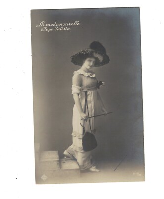 Early 20th Century Jupe Culotte Vintage SB3311 FASHION 1910-20