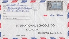 Bahamas - 1954 Queen Elizabeth II Definitives (Transportation) Air Mail Cover