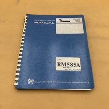 Tektronix Type RM585A Mod 804E Oscilloscope Operators Instruction Manual Book